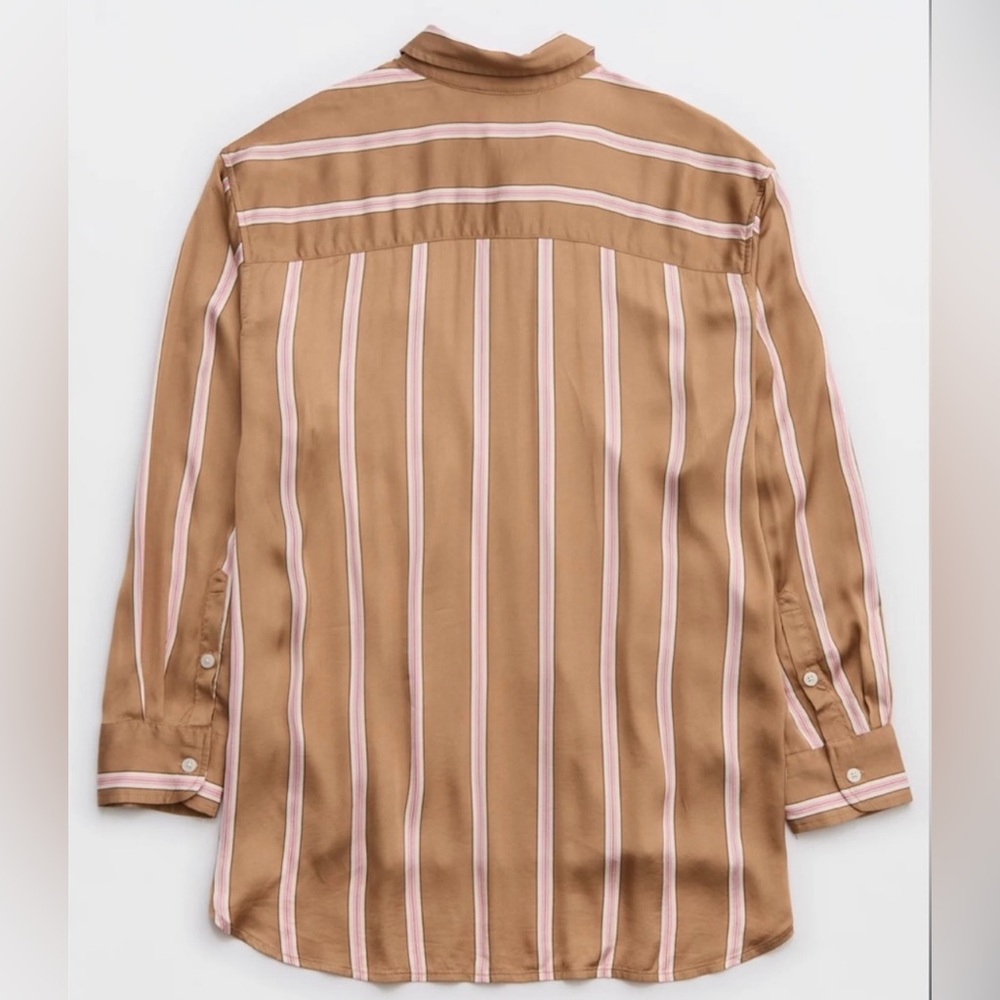 Aerie Satin PJ-To-Party Shirt - Picture 5 of 12